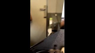 Tight teen brunette fcuked in train toilet - MILF-6