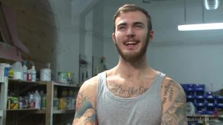 online xxx video 21 Mechanic edged by his own tools on toys latex fetish clothing-0