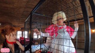 Ava Von Medisin, Mistress Inka - Caged And Humiliated Sissy - SissyManor (HD 2021)-4