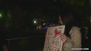 Ako Nishino - Ako Nishino tries to hitchhike to Hokkaido and ends up giving a blowjob - Asian-4