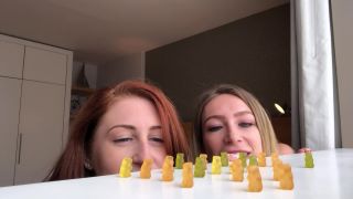 Ava_Austen Double Giantess - Eating Shrunken people - Food & Object Crush-0