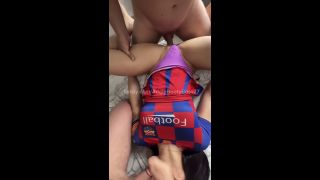 ComerZ,Bootyboss77 - Hot cheerleader with a big ass fucks two guys-0