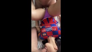 ComerZ,Bootyboss77 - Hot cheerleader with a big ass fucks two guys-5