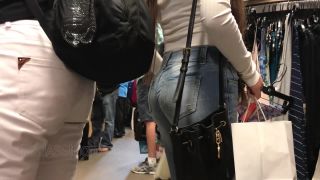 CandidCreeps 845 Fat Ass in Jeans Candid Jeans Girl Mall Hawa-2