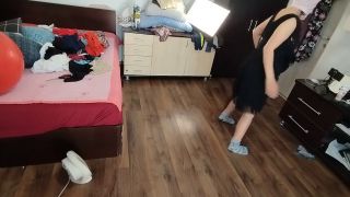 HairyMaid - Amateur wife dances naked in the house, hairy pussy, big tits, big ass.-6