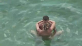 Spying them while they fuck in the  water-1