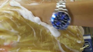 adult video clip 47 Fetish Alina – Filling Water Into Latex Bra and Panty on solo female fetish liza-0