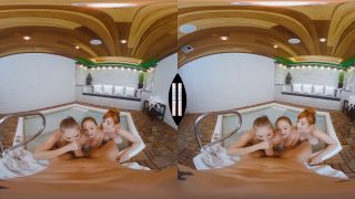 Spa Day VR Porn: 3072p Naughty Foursome w/ Lauren Phillips & Stars-1