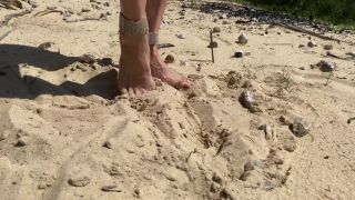 xxx video 5 SecretCrush4K - Oiled Model Pees Squirts & Anal Creampies on Public Beach¡ on big ass porn penis fetish-1