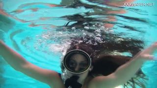 Orgasm Hot underwater orgasm from Nora Shamndora with dildo-5