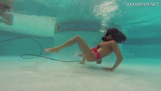 Orgasm Hot underwater orgasm from Nora Shamndora with dildo-8