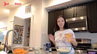 Baking Carrot Cake Muffins while Fucking Myself-2