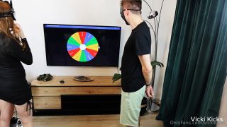 Fetish porn VickiKicks - Wheel of fortune - Round 2 Femdom  -1