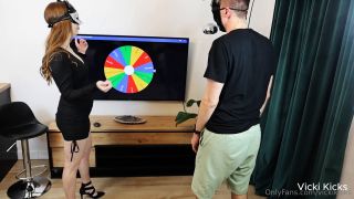 Fetish porn VickiKicks - Wheel of fortune - Round 2 Femdom  -2