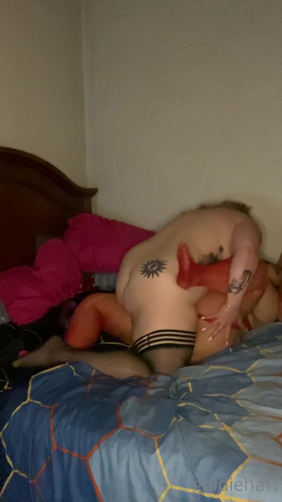 porn video 6 Onlyfans - Goldiehart - Tribbing and sharing a double dong with the gorgeous dearestborn Message me for the ful - 20-09-2021 on hardcore porn sexy hardcore sex