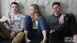 Caden Carli, Sarah Sunday, Collin Simpson - Caden Carli & Sarah Sunday Team Up To Enjoy Collin Simpson - HotGuysFUCK (FullHD 2020)-0