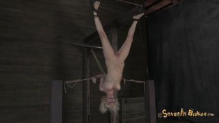Bdsmmania Cherry Torn - Inverted Suffering From Hell Pussy Torment & Skull Fucking; Brutal Elbow Bondage! - BDSM-3