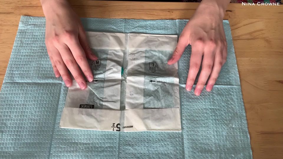 xxx video 34 satin blouse fetish femdom porn | Nina Crowne – How To Don Sterile Surgical Gloves | femdom pov