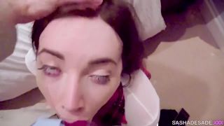 Transsexual schoolgirl Sasha Desade got fucked by her teacher-2