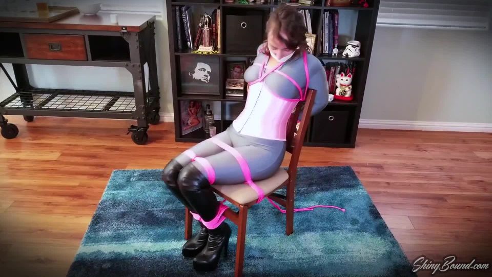 online xxx clip 37 courtney taylor femdom bdsm porn | Shiny Bound – Karly Salinas- Robber Chairtied and Tapegagged | shinybound