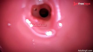 [GetFreeDays.com] Camera in Vagina, Cervix POV, Tiny Cucked by Giant Couple, Cum in Condom and Creampie - Full Clip Porn Leak December 2022-4