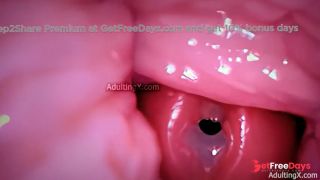 [GetFreeDays.com] Camera in Vagina, Cervix POV, Tiny Cucked by Giant Couple, Cum in Condom and Creampie - Full Clip Porn Leak December 2022-8