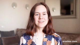 Ersties  Cute Babe Anca Pleasures Her Pussy With A Glass Toy.-3