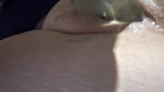 2freaks2gether - Best friend's mom fucks herself with captain morgan bottle to keep our secret-3