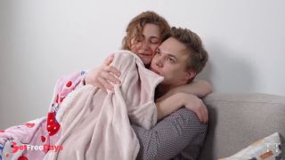 My plaid couldnt keep me warm, but his huge cock did-2