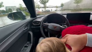 [K2S.CLUB] slipcoupleofficial - Schlampiger handjob in einem auto im supermarkt, parkplatz - FullHD 1080P-2