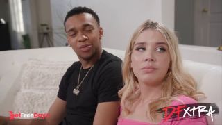 Stepmilf Watches Horny Stepdaughter get Railed by Monster Cock-2