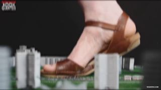 Noon Giantess - Her feet, twin thrones of death and might, Stained (Fetish porn)-1