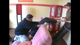 FrenchTickling – Remastered Vintage Series Armelle Is At The Mercy Of 2 Sadistic Guys foot -3
