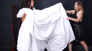 Custom Fetish - Amber Destroys Josey s Wedding Dress Day - Fetish-4