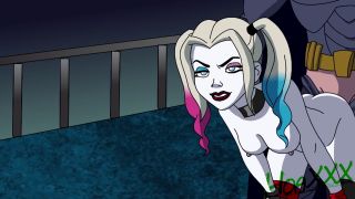 HoaXxx - DC Harley Quinn and Batman in the Batcave-8