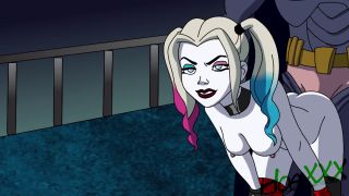 HoaXxx - DC Harley Quinn and Batman in the Batcave-9