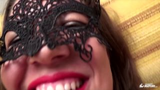 Naughty Italian swinger sex with masked mature newbie Fabiola | stockings | mature porn -0