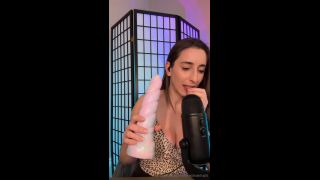 Femdom porn   Christina Khalil, Huge Dildo Sucking ASMR  [SD 1080p] 2025 fetish-7