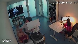 Voyeur – Real hidden camera in gynecological cabinet 1 Voyeur!-1