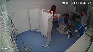 Voyeur – Real hidden camera in gynecological cabinet 1 Voyeur!-3