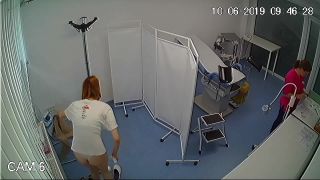 Voyeur – Real hidden camera in gynecological cabinet 1 Voyeur!-7