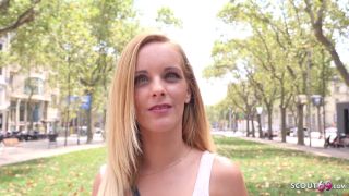 GERMAN SCOUT  MILF TALK TINY AGATHA TO FUCK AT MODEL CASTING JOB.-1