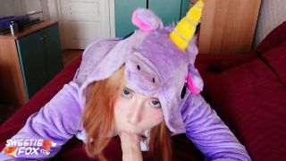 Sweetie Fox – Cute Teen in Unicorn Suit Fingering-9