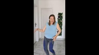 MariaOld - Sexy GILF teasing by huge tits-4