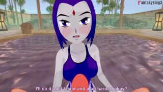 Cartoon Raven bikini pov sex  Teen Titans  Full and POV on patreon Fantasyking3-2