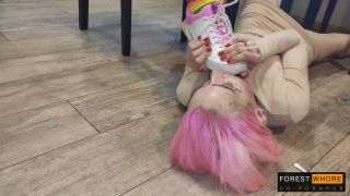 7236 Forest Whore Human Ashtray Spitting On Face And Mouth An...-4