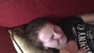 Masturbating To My Sister On The Couch At Home - Slim Amateur - lesbian lingerie - fetish porn glasses fetish-8