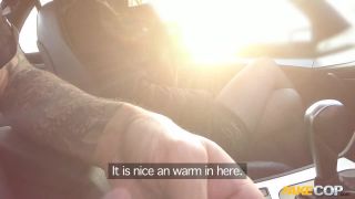 An officer not a gentleman: Stunning busty brunette can't  resist-1