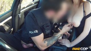 An officer not a gentleman: Stunning busty brunette can't  resist-3