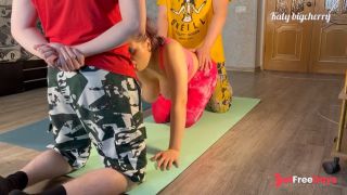 Two guys paid for the personal coach for yoga and received hot threesome-8